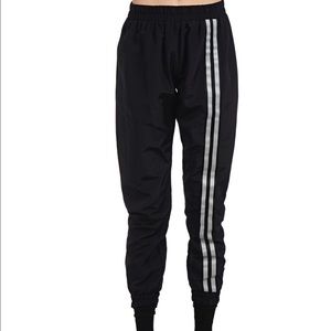 Danielle Guizio double stripe nylon track pant
